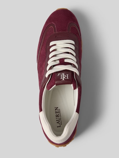 Lauren Ralph Lauren Sneaker mit Schnürverschluss Bordeaux 3