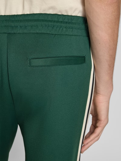 Only & Sons Regular Fit Sweatpants mit Kontraststreifen Modell 'RIBER' Dunkelgruen 3