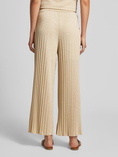 ZABAIONE Stoffen broek met verkorte pasvorm Beige - 5