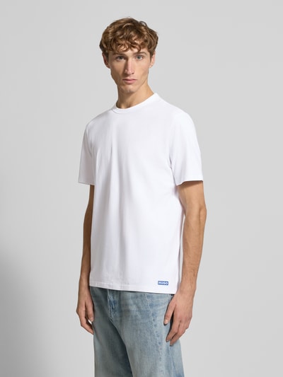 Hugo Blue Regular Fit T-Shirt Set im 2er-Pack Modell 'BLUE2_NAOLO' Black 4