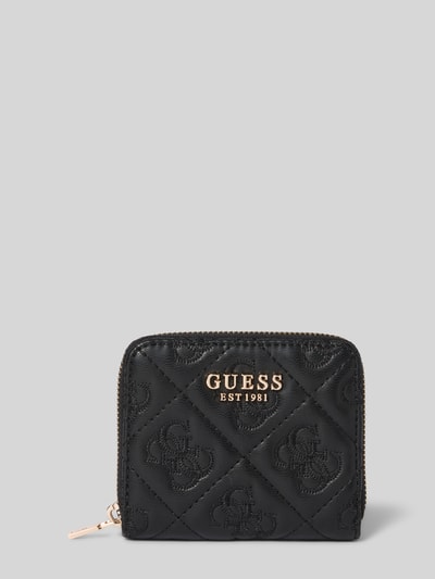 Guess Portemonnee met labeldetail, model 'ADELASIA' Zwart - 1
