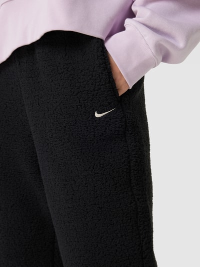 NIKE TRAINING Sweatpants met teddybont, model 'COZY' Zwart - 3