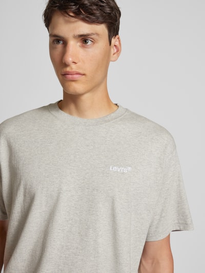 Levi's® T-Shirt mit Logo-Print Modell 'VINTAGE' Dunkelgrau Melange 3