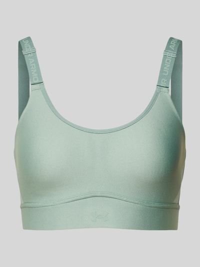 Under Armour Bralette mit Label-Details Modell 'Infinity' Schilf 1