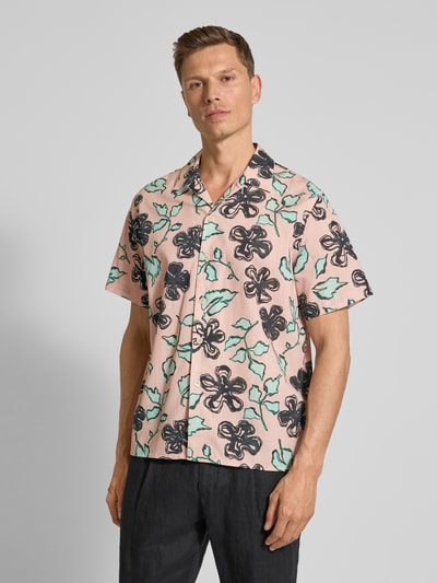 PAUL SMITH Freizeithemd mit Knopfleiste Hellrosa 4