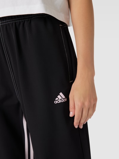 ADIDAS SPORTSWEAR Spodnie dresowe z detalami z logo Czarny 3