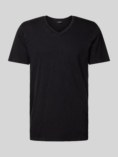 Superdry T-Shirt mit V-Ausschnitt Black 2