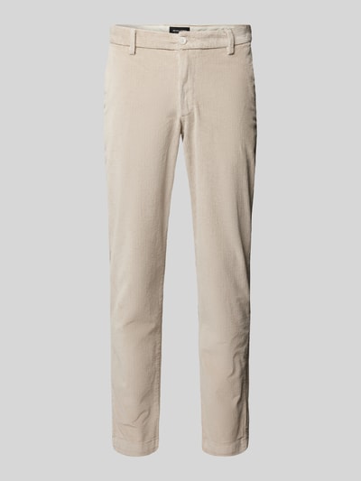 Jack & Jones Tapered fit corduroy broek met steekzakken, model 'CORDUROY' Offwhite - 2