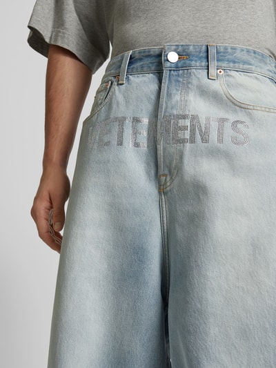 VETEMENTS Jeans mit Label-Detail Jeansblau 3