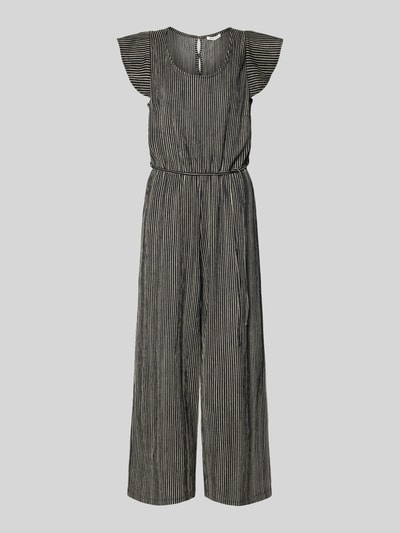 Tom Tailor Denim Relaxed Fit Jumpsuit mit Strukturmuster Black 2