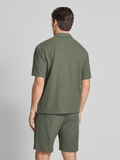 MCNEAL Regular Fit Freizeithemd mit Umlegekragen Modell 'GUSTAV' Khaki 5