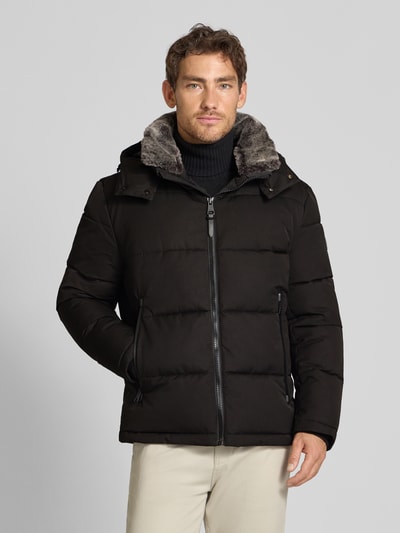 Strellson Regular Fit Steppjacke aus wasserdichtem Material Modell 'ARCOLA' Black 4