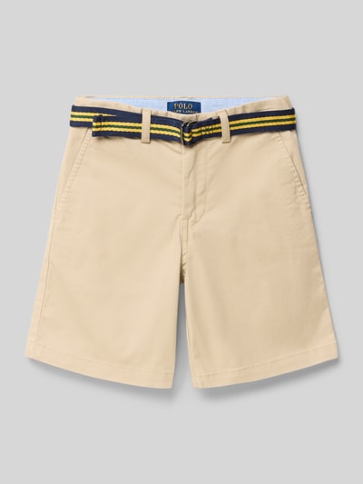 Polo Ralph Lauren Kids Regular fit bermuda’s van katoenmix Model 'BEDFORD' Beige - 1