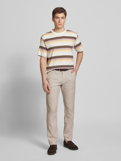 JOOP! Jeans Chinosy o kroju modern fit ze szlufkami na pasek model ‘Matthew’ Beżowy 1