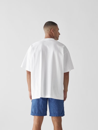 VETEMENTS Oversized T-Shirt mit Brand-Print Weiss 5