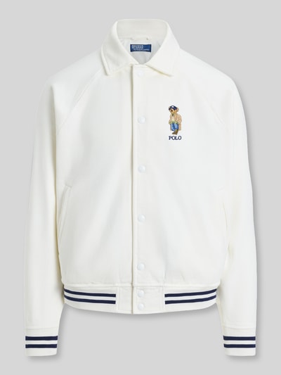 Polo Ralph Lauren Vintage Fit Sweatjacke aus Baumwoll-Mix Offwhite 2