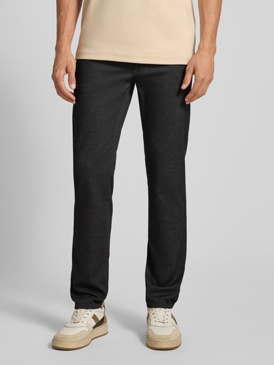 Brax Stoffen broek met viscose in 5-pocketmodel, model 'Cadiz' Antraciet - 4