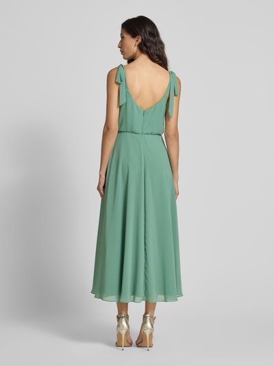 Jake*s Cocktail Cocktailkleid mit Wasserfall-Ausschnitt Gruen 5