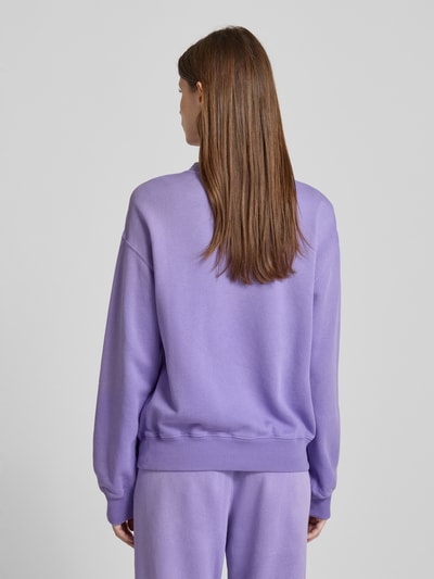 Polo Ralph Lauren Oversized Sweatshirt mit Label-Stitching Lila 5