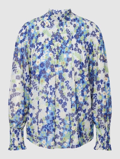 FABIENNE CHAPOT Blusenshirt mit floralem Muster Modell 'Mila' Hellblau 2