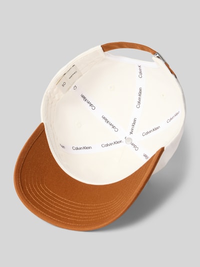 CK Calvin Klein Basecap aus reiner Baumwolle Offwhite 2