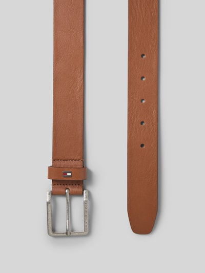 Tommy Hilfiger Riem van echt leer Cognac - 3