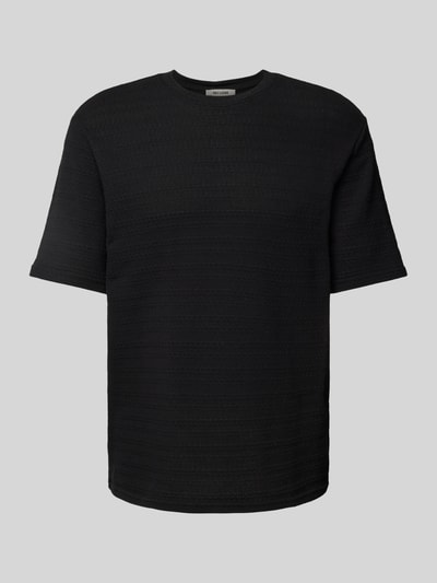 Only & Sons T-Shirt mit Lochstickerei Modell 'GIVO' Black 2