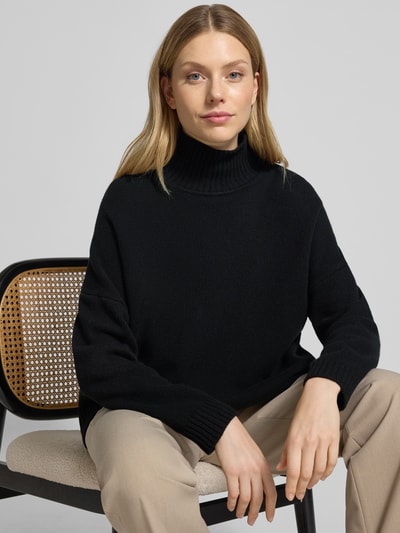 Weekend Max Mara Oversized Rollkragenpullover aus reiner Schurwolle Modell 'BORGIA' Black 3