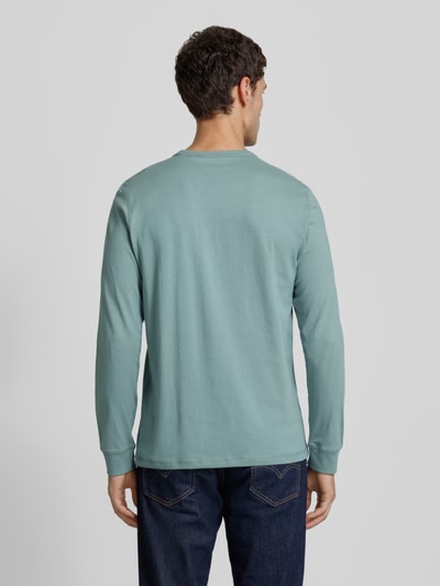 Tom Tailor Regular Fit Langarmshirt aus reiner Baumwolle Mint 5
