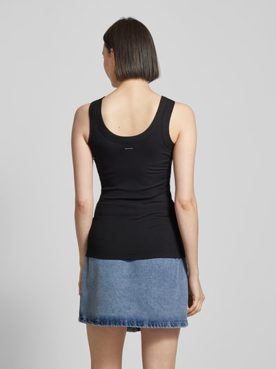 Calvin Klein Womenswear Tanktop in riblook Zwart - 5