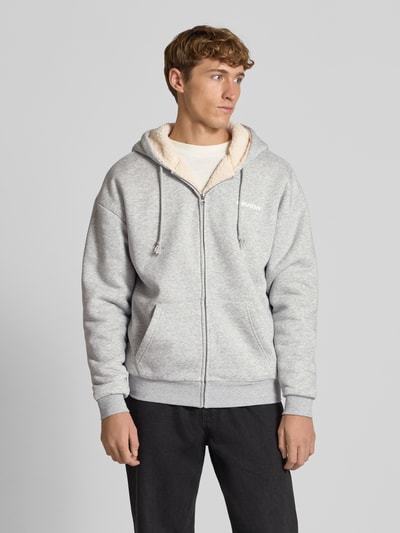 REVIEW Bluza rozpinana z kapturem Jasnoszary melanż 4