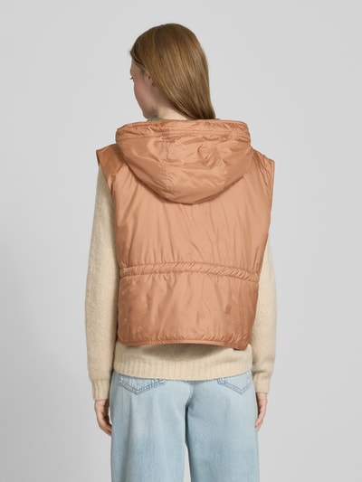 Weekend Max Mara Boxy Fit Weste mit seitlichen Knopfleisten Modell 'LEVANTE' Khaki 5