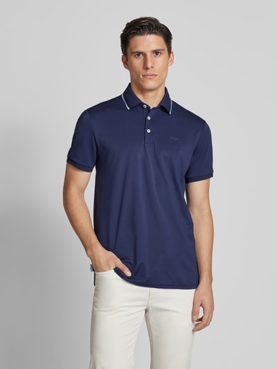 Polo Ralph Lauren Slim fit poloshirt met labelpatch Marineblauw - 4