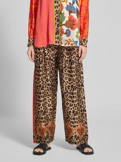 miss goodlife Stoffhose aus Viskose mit elastischem Bund Orange 4