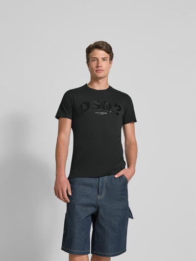Dsquared2 T-Shirt mit Label-Print Black 4