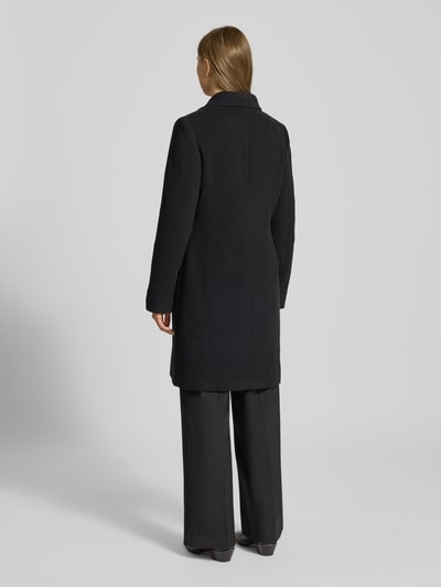 Fuchs Schmitt Wollmantel mit Kaschmir-Anteil und Pattentaschen Black 5