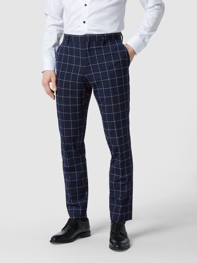 Tommy Hilfiger Slim fit pantalon met stretch Marineblauw - 4