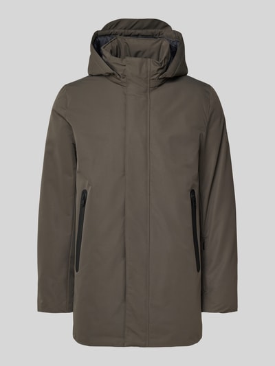 ECOALF Jacke mit Kapuze Hellgrau 2