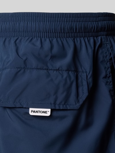 MC2 Saint Barth Badehose mit Logo-Print Modell 'Lighting Pantone' Marine 1
