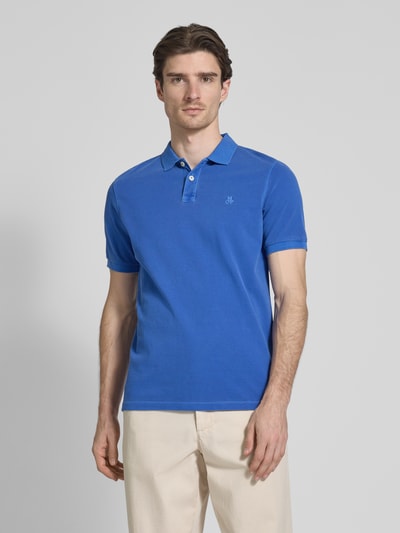 Marc O'Polo Regular fit poloshirt van puur katoen Koningsblauw - 4