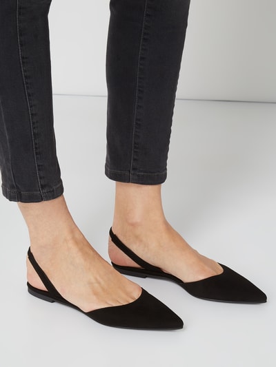 Pretty Ballerinas Ballerinas aus Veloursleder Black 3