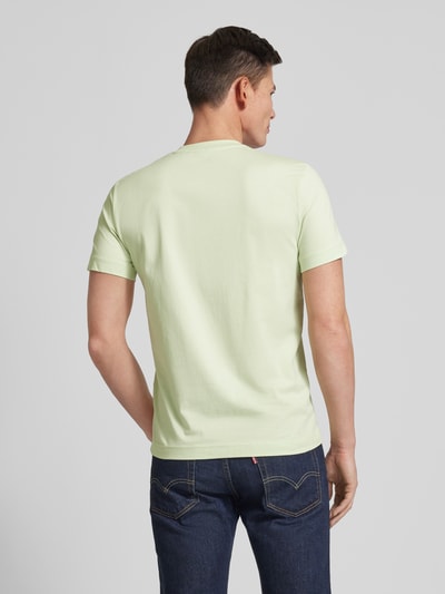 Tom Tailor T-shirt z nadrukiem z logo Limonkowy 5