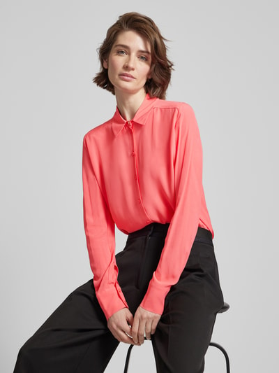 Patrizia Pepe Overhemdblouse van viscose, model 'casacca' Rosé - 3