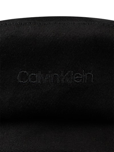 CK Calvin Klein Bakerboy-pet met geborduurd logo  Zwart - 2