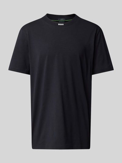 BOSS Green T-Shirt mit Label-Print Black 2