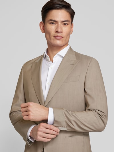 BOSS Colbert met reverskraag, model 'Huge' Beige - 3