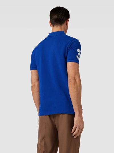 Polo Ralph Lauren Custom slim fit poloshirt met motiefstitching Blauw - 5