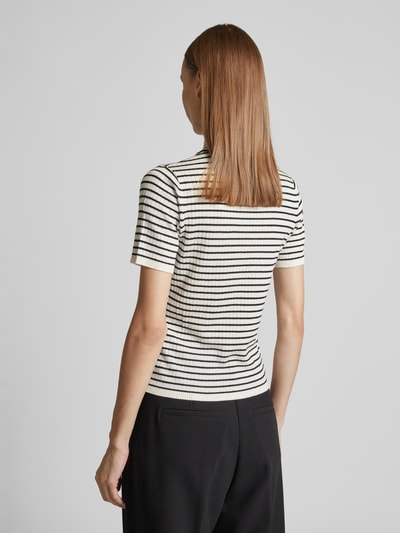 Max Mara Studio Strickshirt mit Turtleneck Modell 'FIEMME' Weiss 5