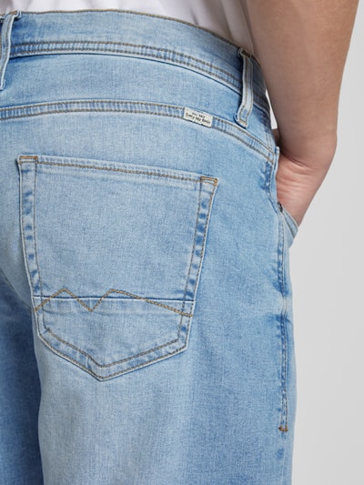 Blend Regular Fit Jeansshorts im 5-Pocket-Design Hellblau 3