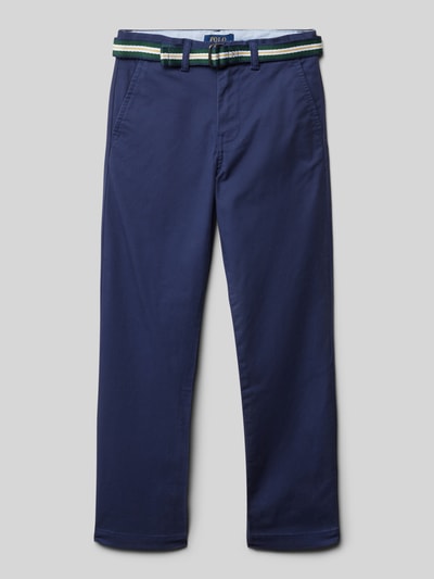 Polo Ralph Lauren Kids Chino met steekzakken, model 'BEDFORD' Marineblauw - 1